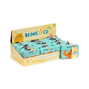 Skládací nákupní taška - Kočka Beans & Co Cats