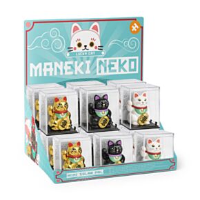 Figurka - solární - mini - Kočka Maneki Neko 
