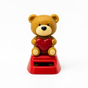 Figurka - solární - Amore - Srdce - Medvídek se srdíčkem