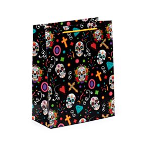 Dárková taška - Velká - Day of the Dead - Lebka Mexiko