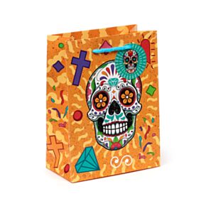 Dárková taška - Střední - Day of the Dead - Lebka Mexiko