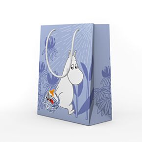 Dárková taška - Střední - Moomin - Mumínek - Tammi - modrá