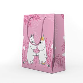 Dárková taška - Střední - Moomin - Mumínek - Tammi - růžová