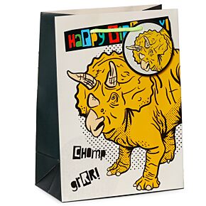 Dárková taška - Střední - Krásné narozeniny Dinosaurus Dárková taška - Střední - Krásné narozeniny Dinosaurus