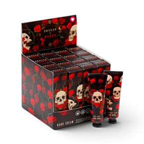 Hydratační krém na ruce  30ml - Skulls & Roses - Lebka a růže