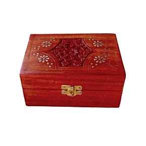 Krabička pro esenciální oleje -mangové dřevo - pro 12 ks Krabička pro esenciální oleje -mangové dřevo - pro 12 ks