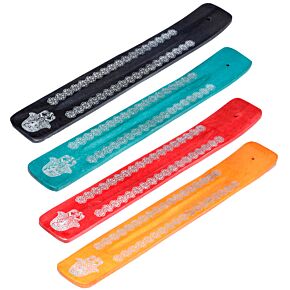 Stojánek - vonné tyčinky - mangové dřevo - Hamsa podlouhlý Stojánek - vonné tyčinky - mangové dřevo - Hamsa podlouhlý