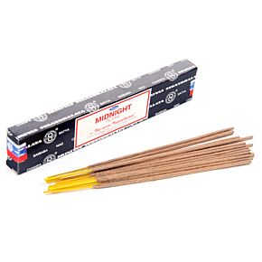 01471 Vonné tyčinky Nag Champa - 12ks - Satya Půlnoc 01471 Vonné tyčinky Nag Champa - 12ks - Satya Půlnoc
