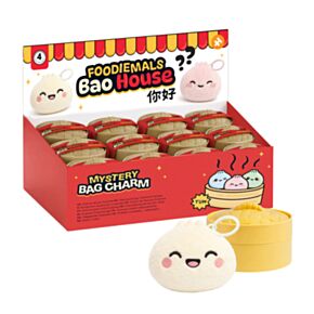 Klíčenka - Foodiemals - Bao House Bao Bun - Blind Box