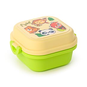 Svačinový box s příborem Bento box - Adoramals Svačinový box s příborem Bento box - Adoramals