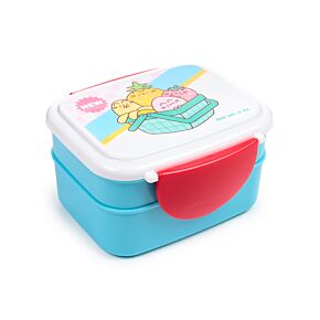 Svačinový box s příborem Bento box - Kočka Pusheen - Ovoce Svačinový box s příborem Bento box - Kočka Pusheen - Ovoce
