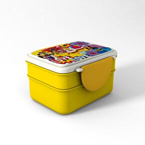 Svačinový box s příborem  Bento box - The Beatles Yellow Submarine 