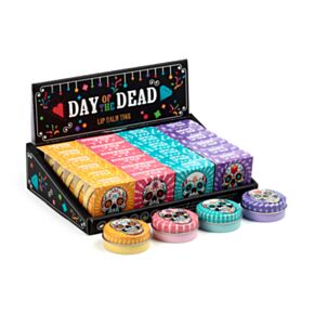 Balzám na rty - plechová krabička - Day of the Dead - Lebka Mexiko