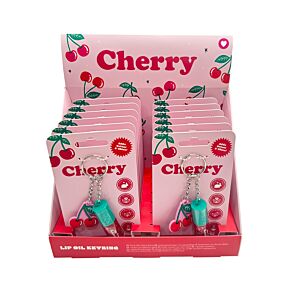 Olejový balzám na rty a klíčenka - třešeň - Cherry