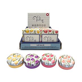 Balzám na rty - plechová krabička - Tulips - Tulipány Balzám na rty - plechová krabička - Tulips - Tulipány