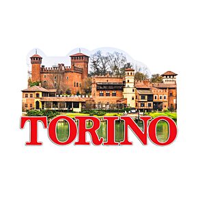 Magnet - 3D -Torino - Borgo Medievale Magnet - 3D -Torino - Borgo Medievale