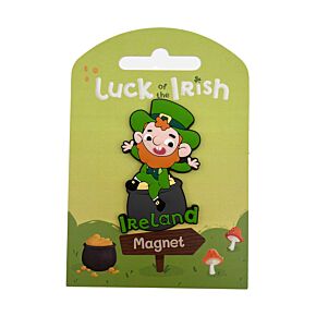 Magnet - PVC - Luck of the Irish - Leprechaun - Irské suvenýry 