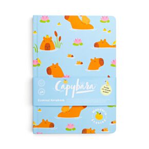 A5 zápisník z recyklovaného papíru - s vůní -  Capybara - Kapybara