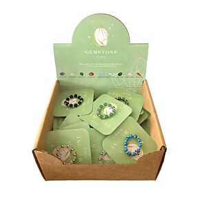 Prstýnek z korálků a drahého kamene