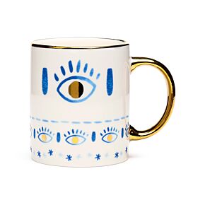 Porcelánový hrnek - 300 ml - Evil Eye - Boží oko - talisman Porcelánový hrnek - 300 ml - Evil Eye - Boží oko - talisman