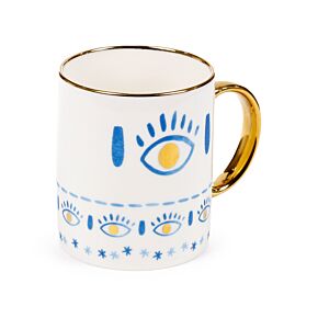 Porcelánový hrnek - 300 ml - Evil Eye - Boží oko - talisman