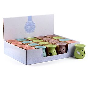 Aromalampa keramická malá s texturou a s výřezy Aromalampa keramická malá s texturou a s výřezy