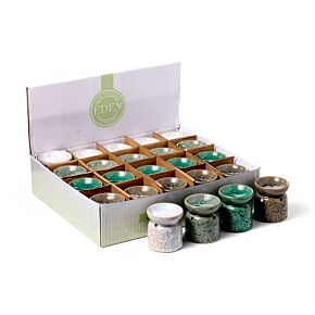 Aromalampa s reliéfem srdíček, keramická malá Aromalampa s reliéfem srdíček, keramická malá