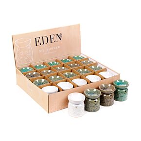 Aromalampa s reliéfem srdíček, keramická malá