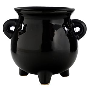 Keramická aromalampa Černý kotlík - velký
