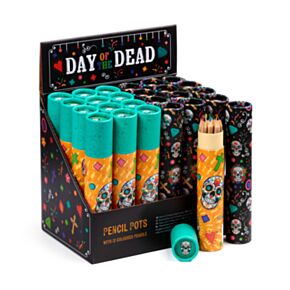 Sada pastelek - krabička -12 ks - Day of the Dead - Lebka Mexiko
