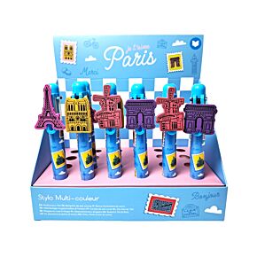 Vícebarevná propiska (6 barev) - ozdoba - Je t'aime Paris -Paříž Vícebarevná propiska (6 barev) - ozdoba - Je t'aime Paris -Paříž