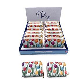 Malá peněženka se zipem - Tulips - Tulipány Malá peněženka se zipem - Tulips - Tulipány