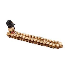 Stojánek - vonné tyčinky - Lebky a vrána