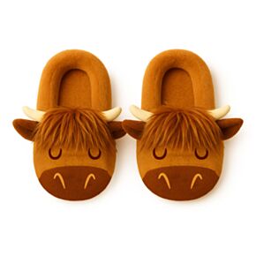 Bačkory - Highland Coo Cow - Kráva - EU36-38/UK3-5