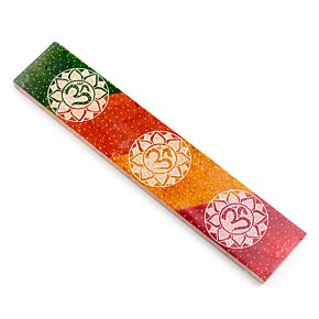 Stojánek - vonné tyčinky - Om - vyřezávaný Stojánek - vonné tyčinky - Om - vyřezávaný