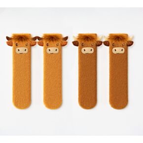 Ponožky - huňaté  - Highland Coo - Kráva