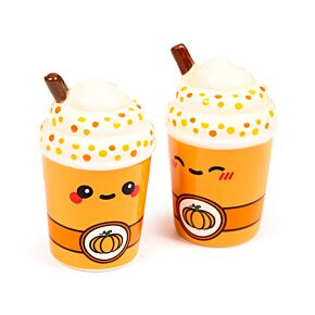 Sada slánka a pepřenka-keramika-Kořeněné dýňové latte-Foodiemals Sada slánka a pepřenka-keramika-Kořeněné dýňové latte-Foodiemals