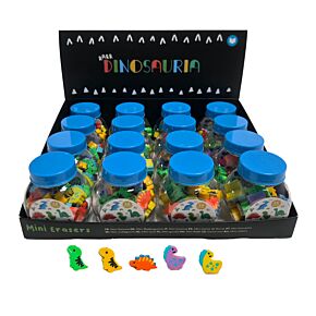 Guma - mini - krabička -Dinosaurus