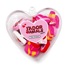 Guma - mini - krabička - J'Adoramals - Srdce