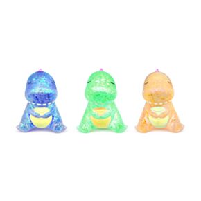 Antistresová hračka Squezzy - sladový cukr - glitter - Dinosaurus