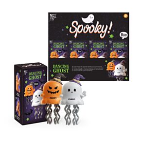 Hračka - natahovací - tančící - Spooky - Strašidýlko a dýně