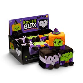 Plyšová mačkací hračka - paměťová pěna -velká - Squish Blox - Spooky - Strašidýlko