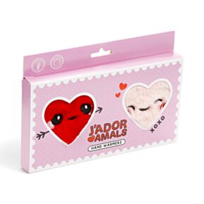 Ohřívač rukou - plyšový obal - J'Adoramals - sada 2 ks