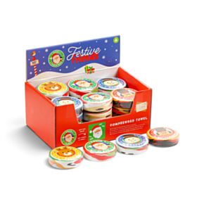 Stlačený cestovní ručník - vánoční - Festive Friends 