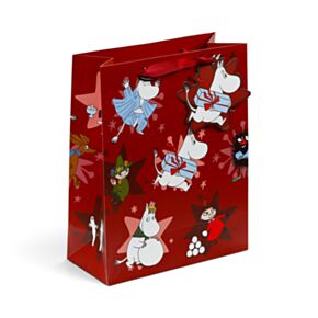 Dárková taška - vánoční - Velká - Moomin - Mumínek