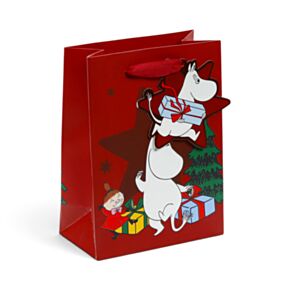 Dárková taška - vánoční - střední - Moomin - Mumínek