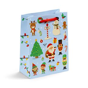 Dárková taška - vánoční - střední - Festive Friends 