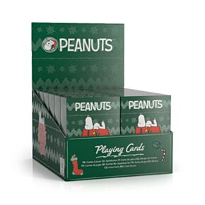 Karetní hra - standardní balíček - vánoční - Peanuts  Snoopy & Woodstock