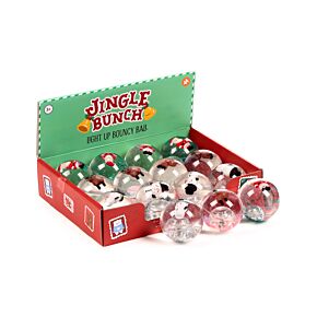 Skákací míček - blikající - LED - Vánoční - Jingle Bunch Skákací míček - blikající - LED - Vánoční - Jingle Bunch