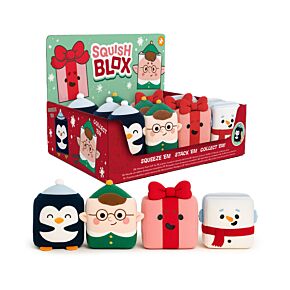 Plyšová mačkací hračka - paměťová pěna - vánoční - Squish Blox - Jingle Bunch Plyšová mačkací hračka - paměťová pěna - vánoční - Squish Blox - Jingle Bunch